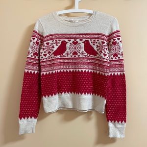 Gap kids red knitted sweater